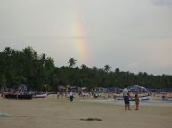 Rainbow on Palolem beach