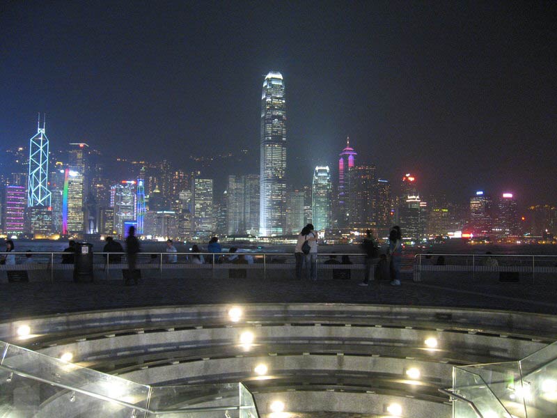 View of Hong Kong island from Kowloon