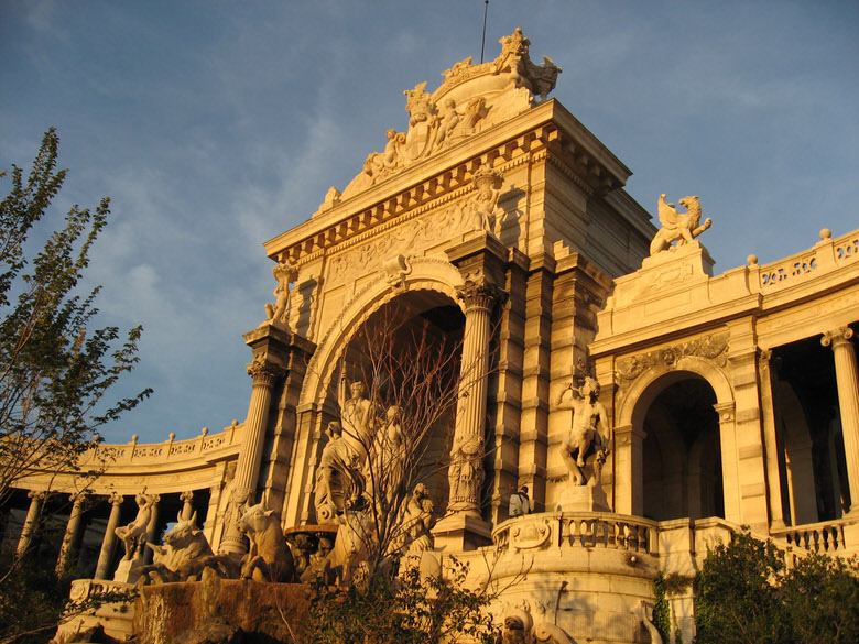 The Palais de Longchamp monument