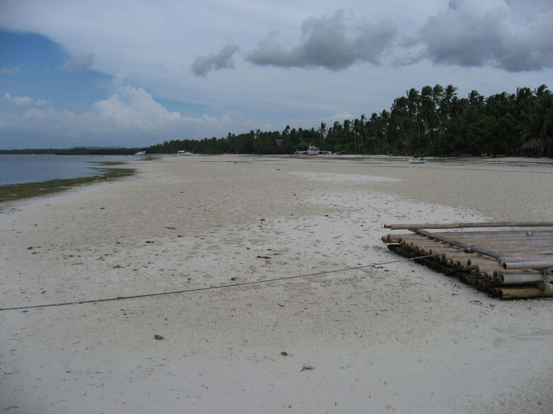Low tide Panglao beach